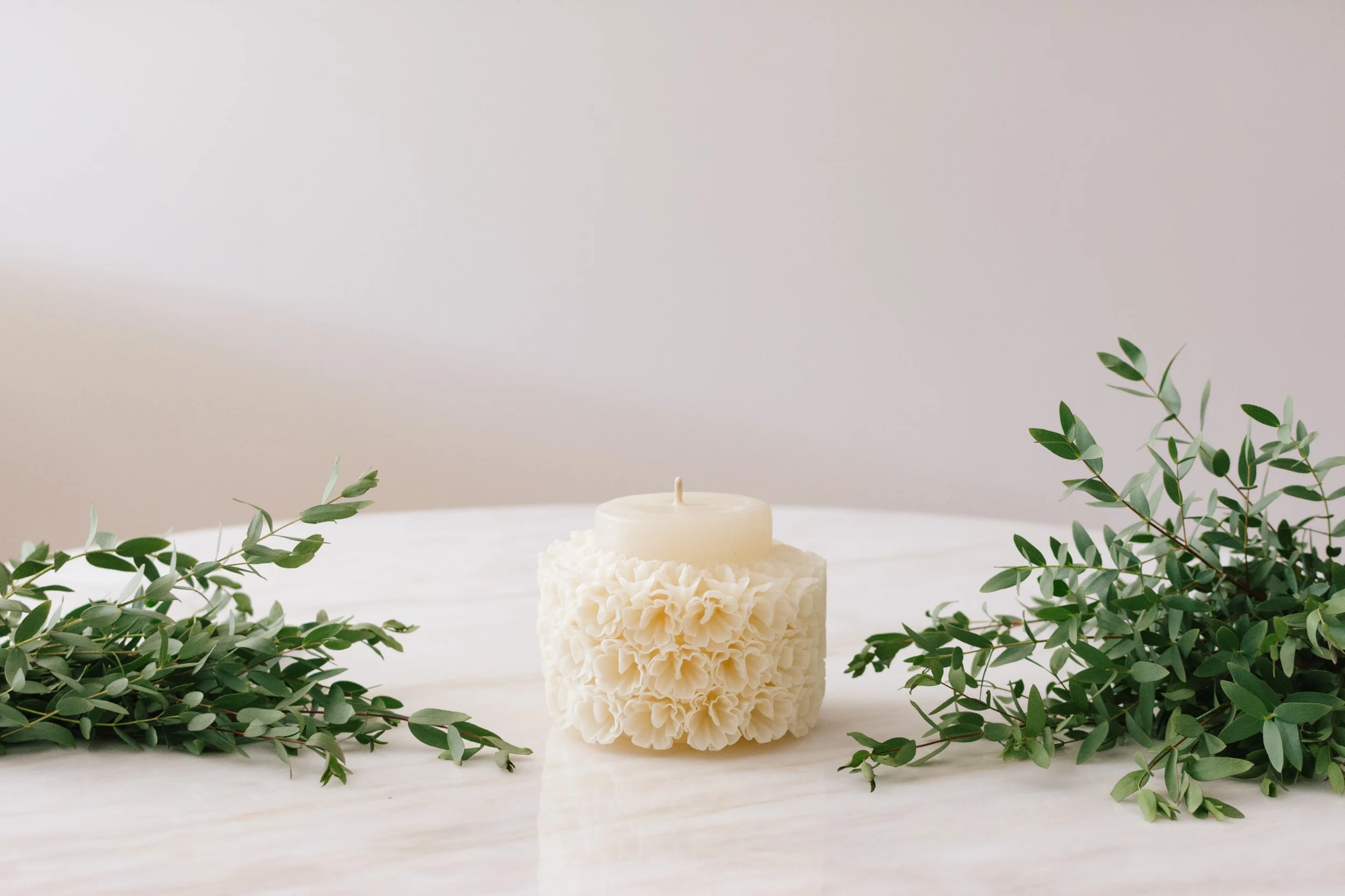 Cylinder Oaxacan Floral Candle - different sizes available — Cuescoo